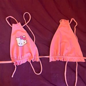 Hello kitty bikini top